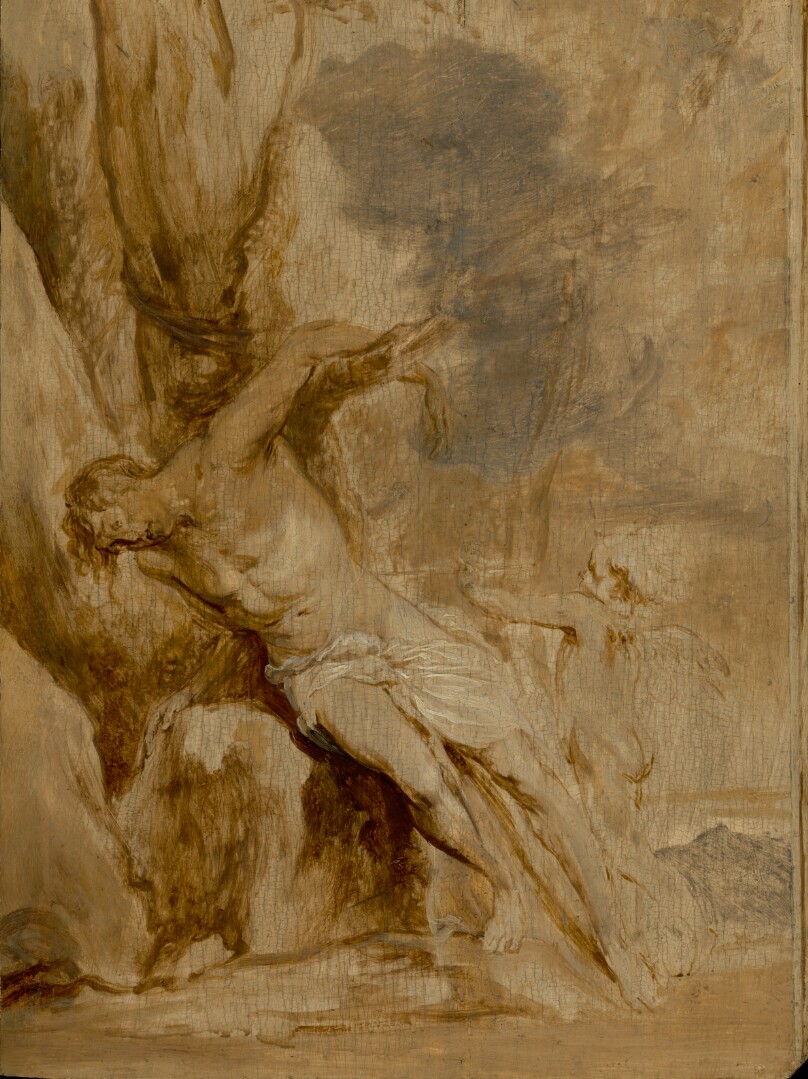 Saint Sebastian Tended by an Angel