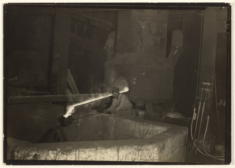 [Black Steel Worker] Baldwin Locomotive Works, Eddystone, Pennsylvania