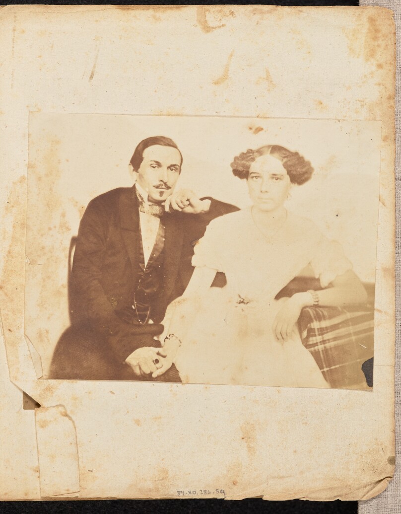 [Portrait of a man and woman]