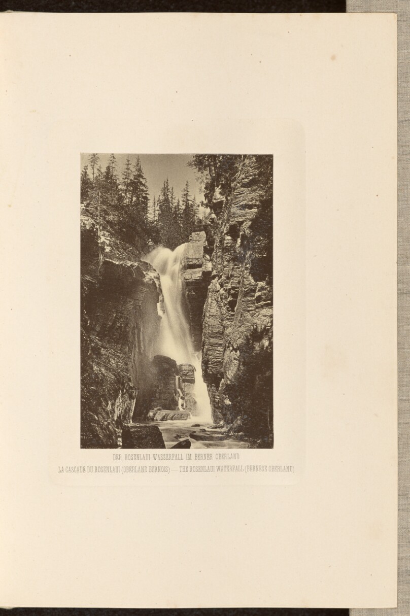 The Rosenlaui Waterfall