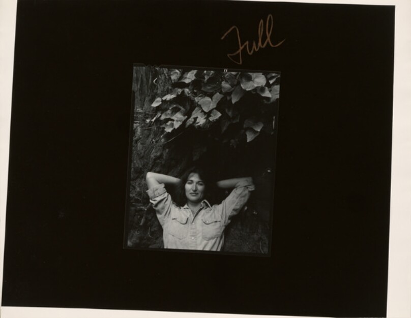 Portrait of Judy Dater, pose 1