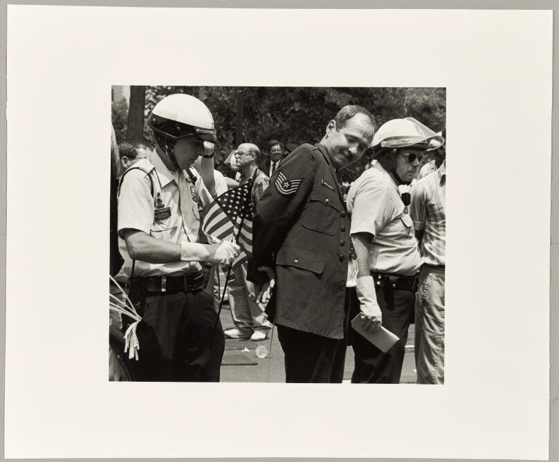 Leonard Matlovich arrested in front of the White House