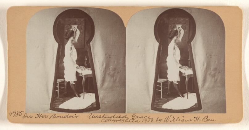 On Her Boudoir. Unstudied Grace.