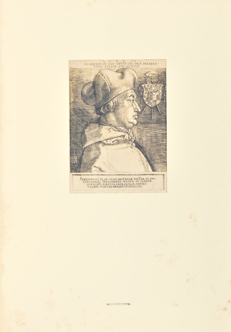 Albert de Mayence, vu de profil