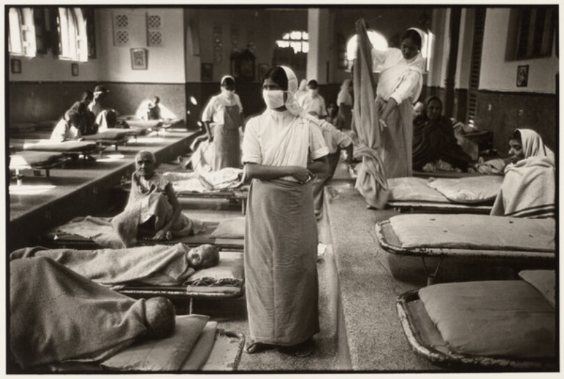 Sister with Mask & Patients