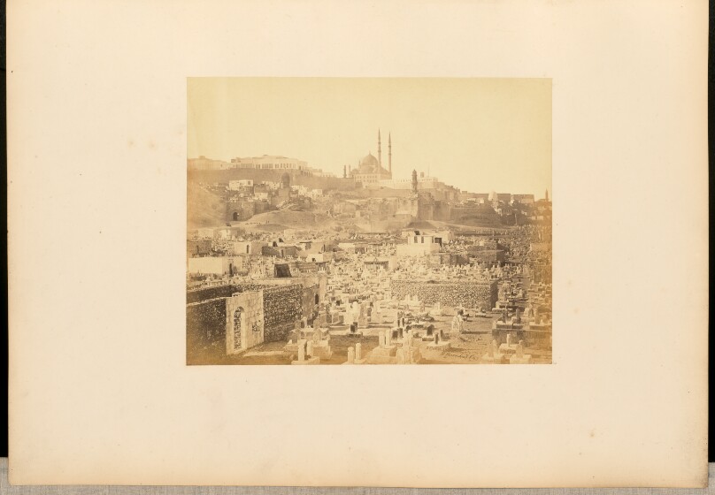 [Bab El-Wazir Cemetery and the Citadel of Cairo, Egypt]
