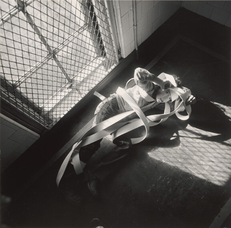 Boy with Tangled Strips, New York, New York