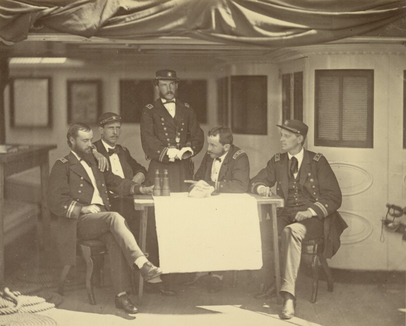 Watch officers of USS 'Colorado'