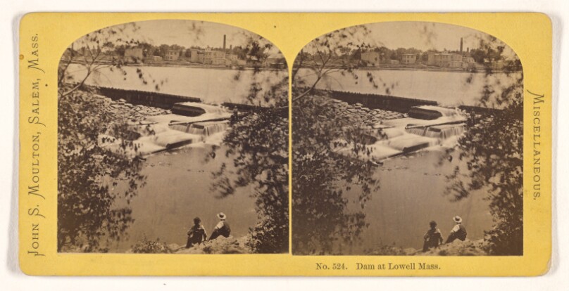 Dam at Lowell Mass.
