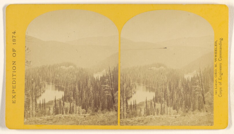 Lost Lakes, head of Conejos Canon, Colorado, in the Sierra San Juan range, near divide between Conejos and south fork of Alamosa