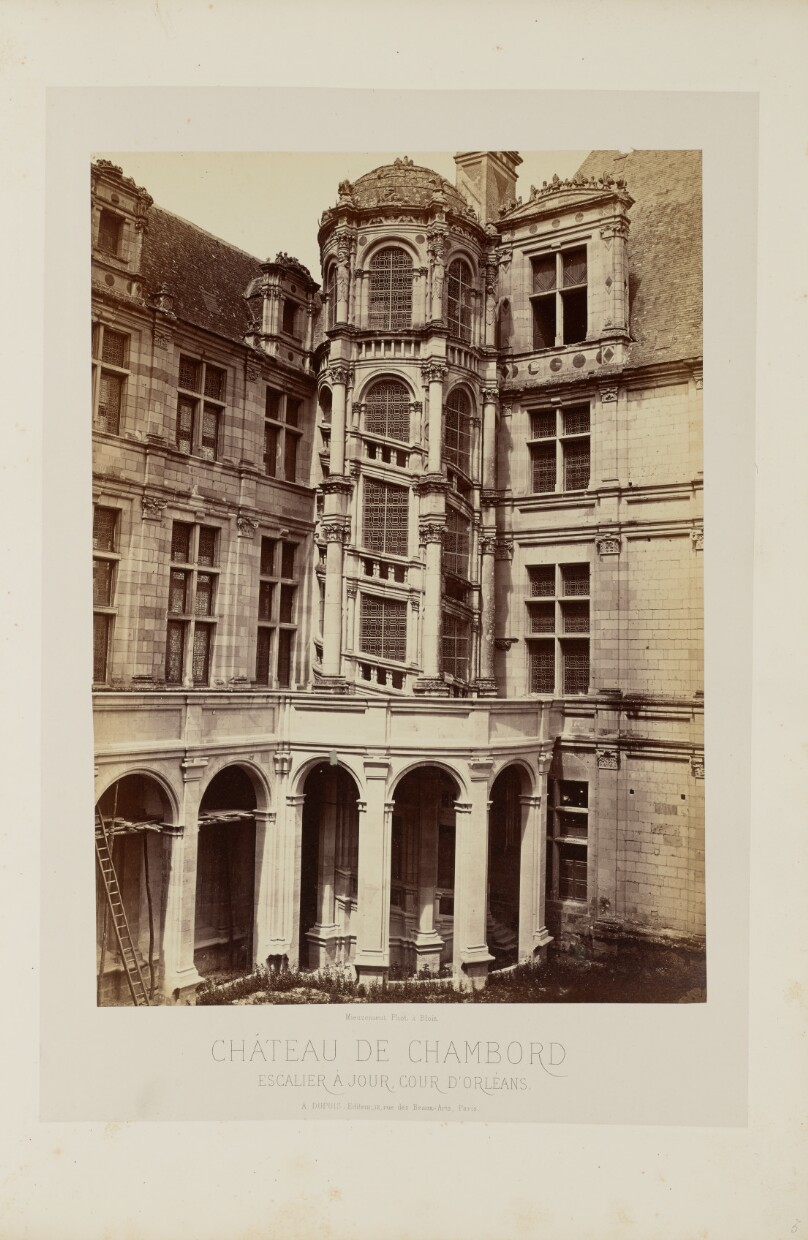 Château de Chambord: Escalier à jour, cour d'Orléans