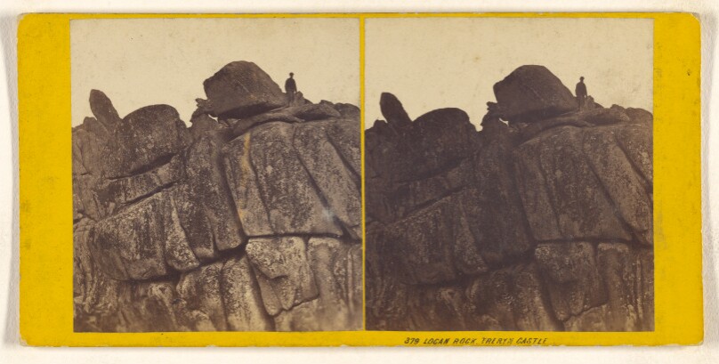 Logan Rock, Treryn Castle.