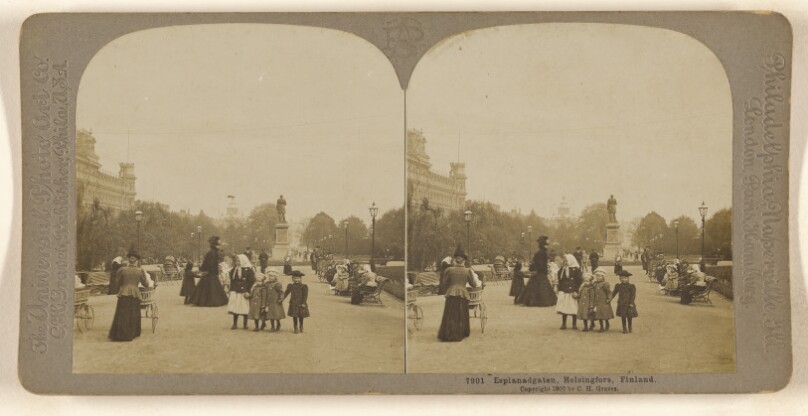 Esplanadgaten, Helsingfors, Finland.