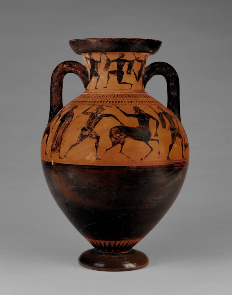 Attic Black-Figure Neck Amphora