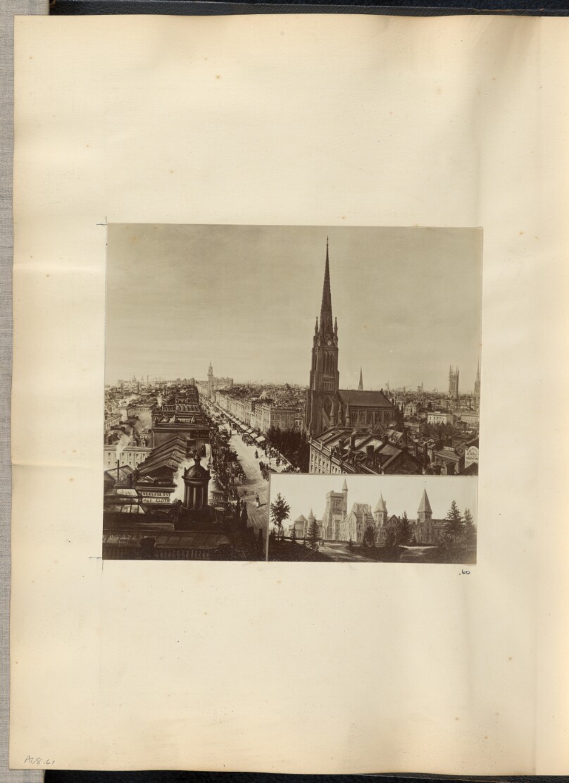 [View of Bond Street and University College]