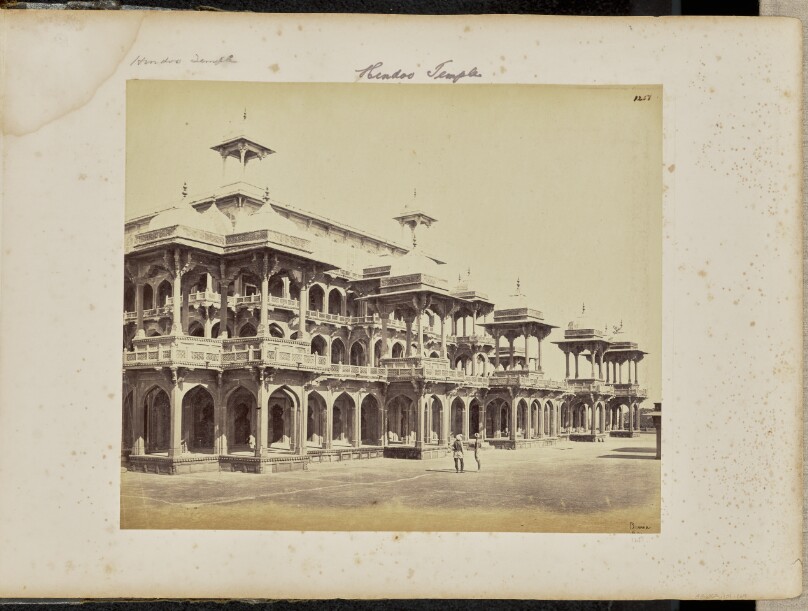 Secundra; The Mausoleum of Akbar, from an Angle of the First Terrace