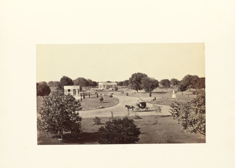 Lucknow; A View in the Wingfield Park
