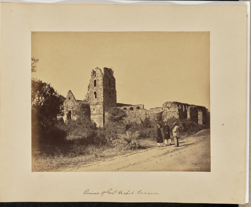 Ruins of Government Chapel. Bassein