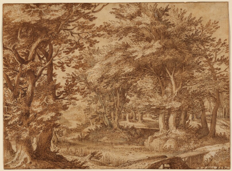 Forest Landscape with a Distant Castle