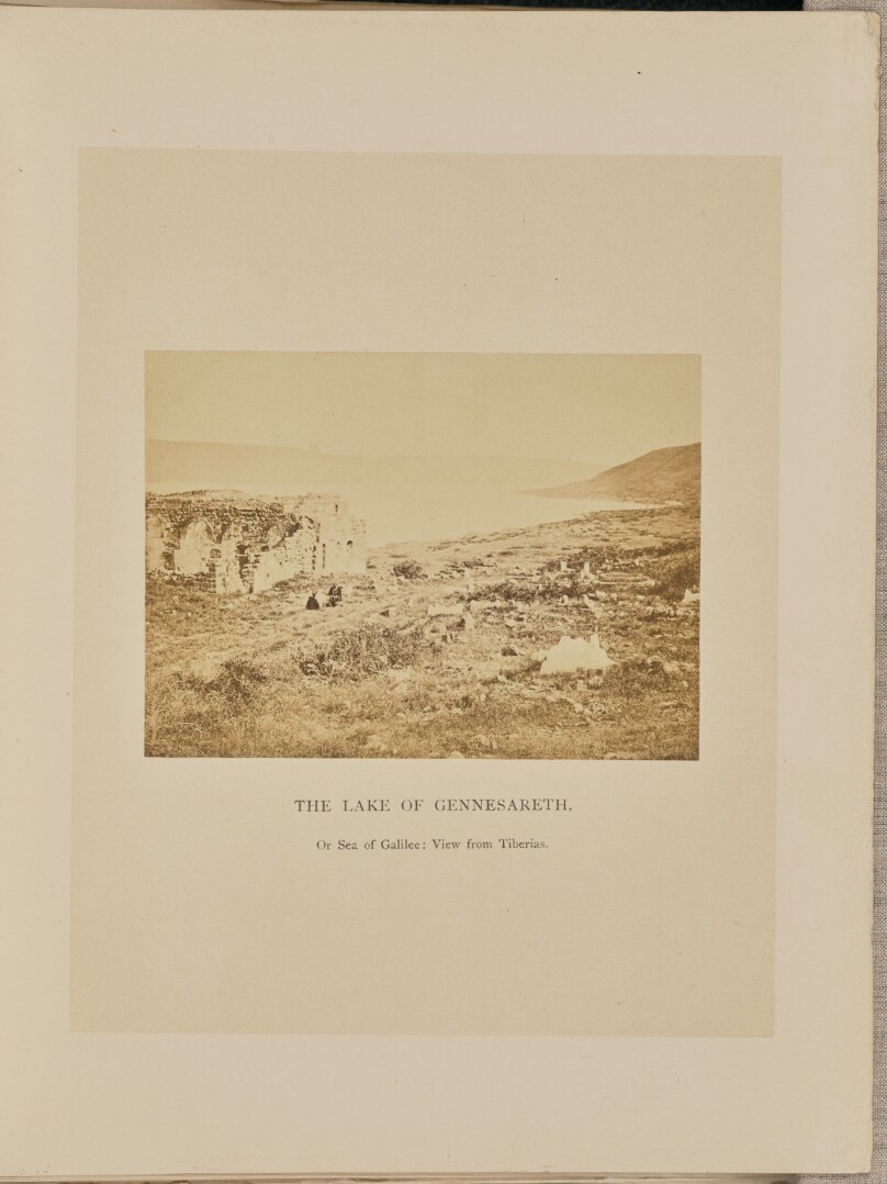 The Lake of Gennesareth, or Sea of Galilee: View from Tiberias