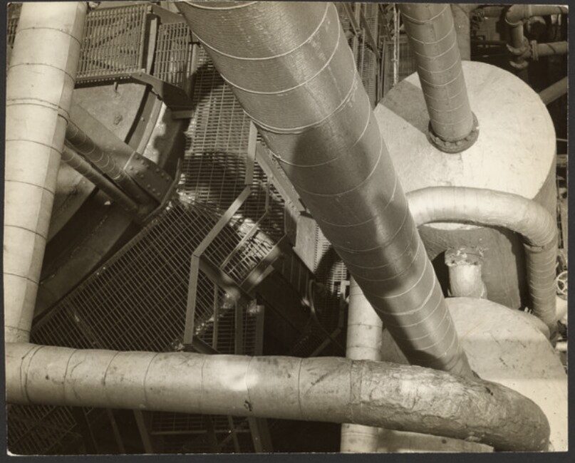 Metal Piping and Walkway