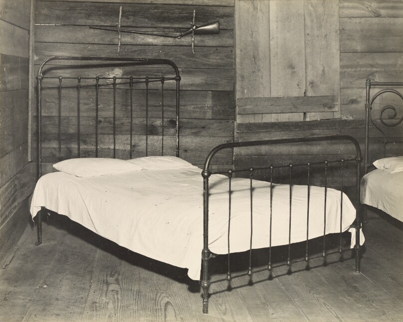 Bed, Tenant Farmhouse, Hale County, Alabama / Floyd Burrough's Bedroom, Hale County, Alabama