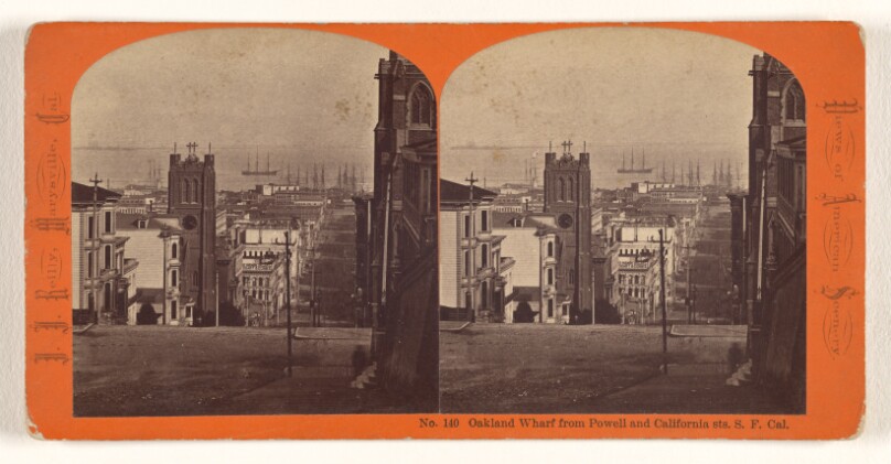 Oakland Wharf from Powell and California sts. S.F. Cal.