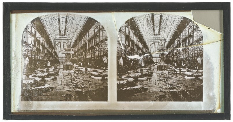 [Fountain, Interior of The Crystal Palace, London Exhibition]