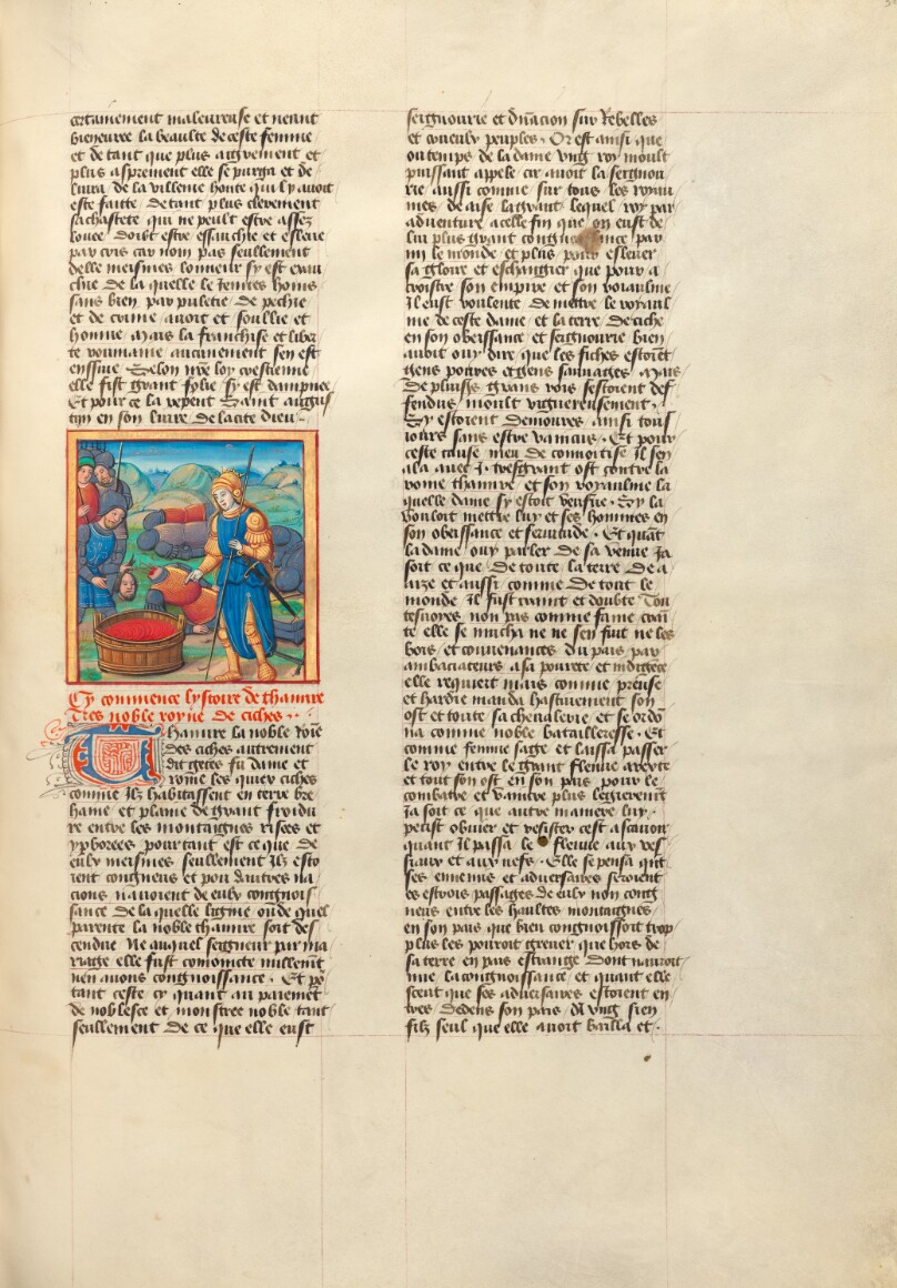 Thomyris, the Queen of Scythia, Avenging Her Son