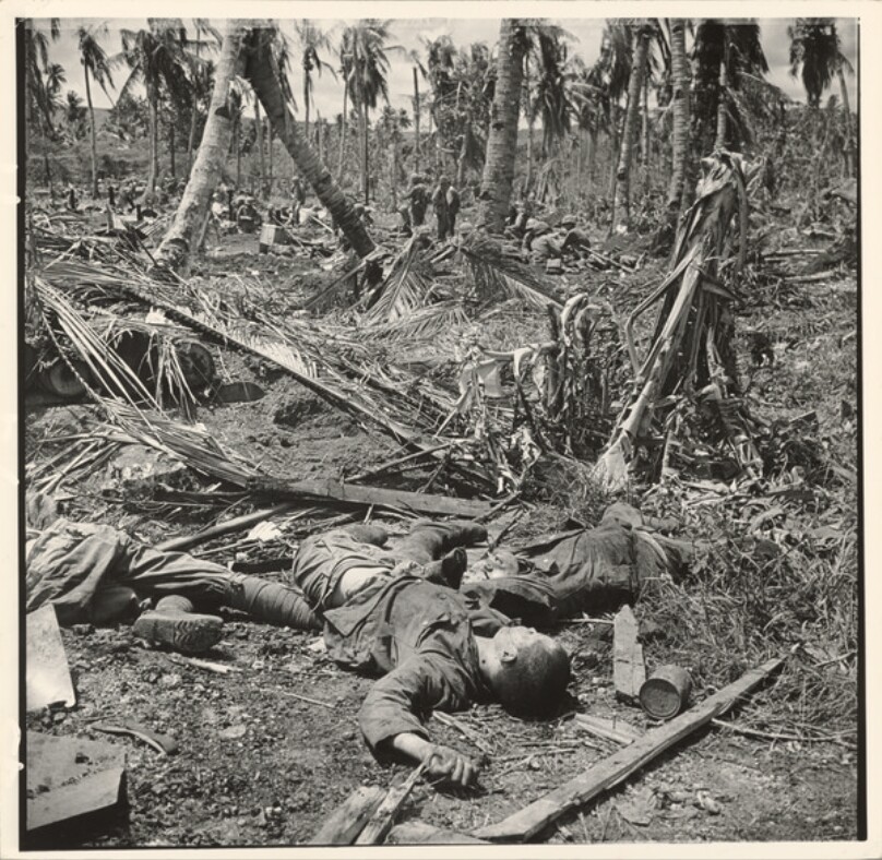 Casualties during WWII action on Orote Peninsula