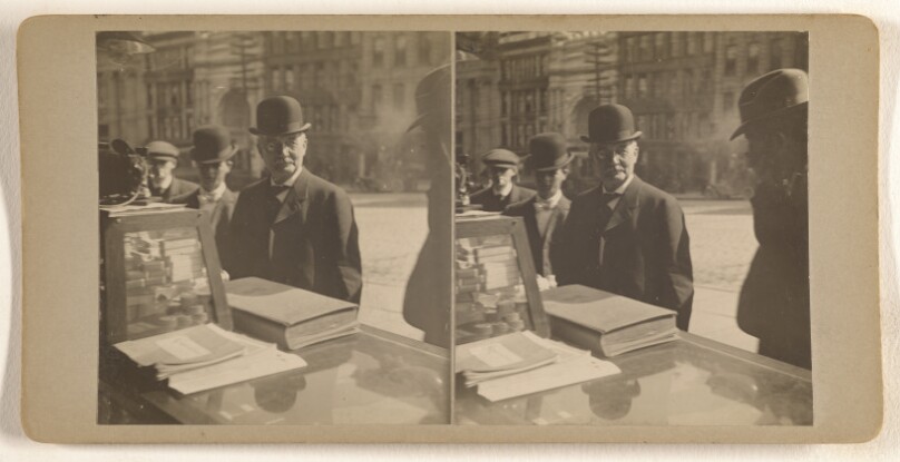 [Joe Killip (d) July 1916 Laundry at Coulson and Wendt's Stand cor State and Pearl Sts. Albany N.Y.]