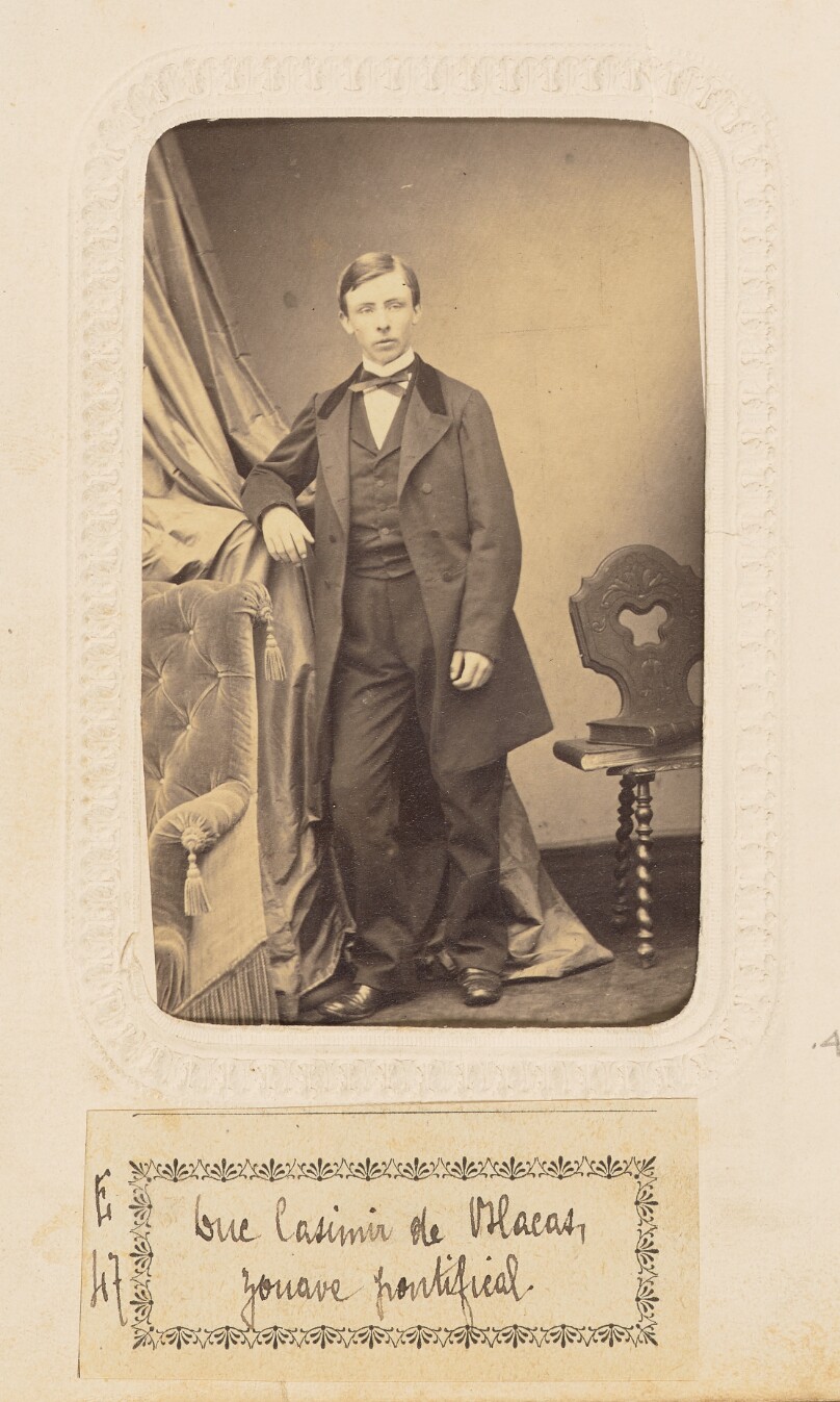Casimir de Blacas, Duc de Blacas, Zouave Pontifical