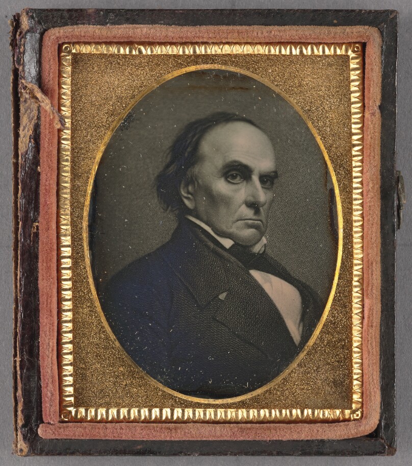 [Copy of a lithograph of a Daguerreotype of Daniel Webster]