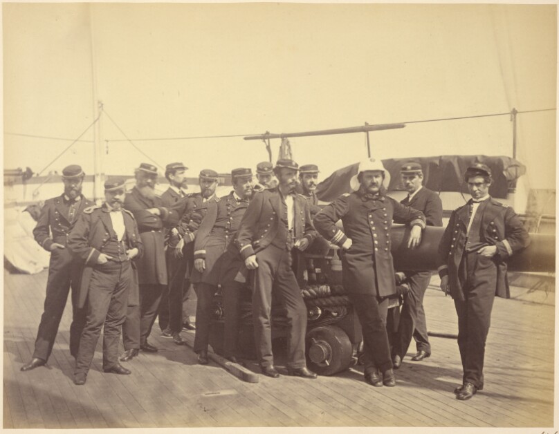 Officers of USS 'Monocacy'