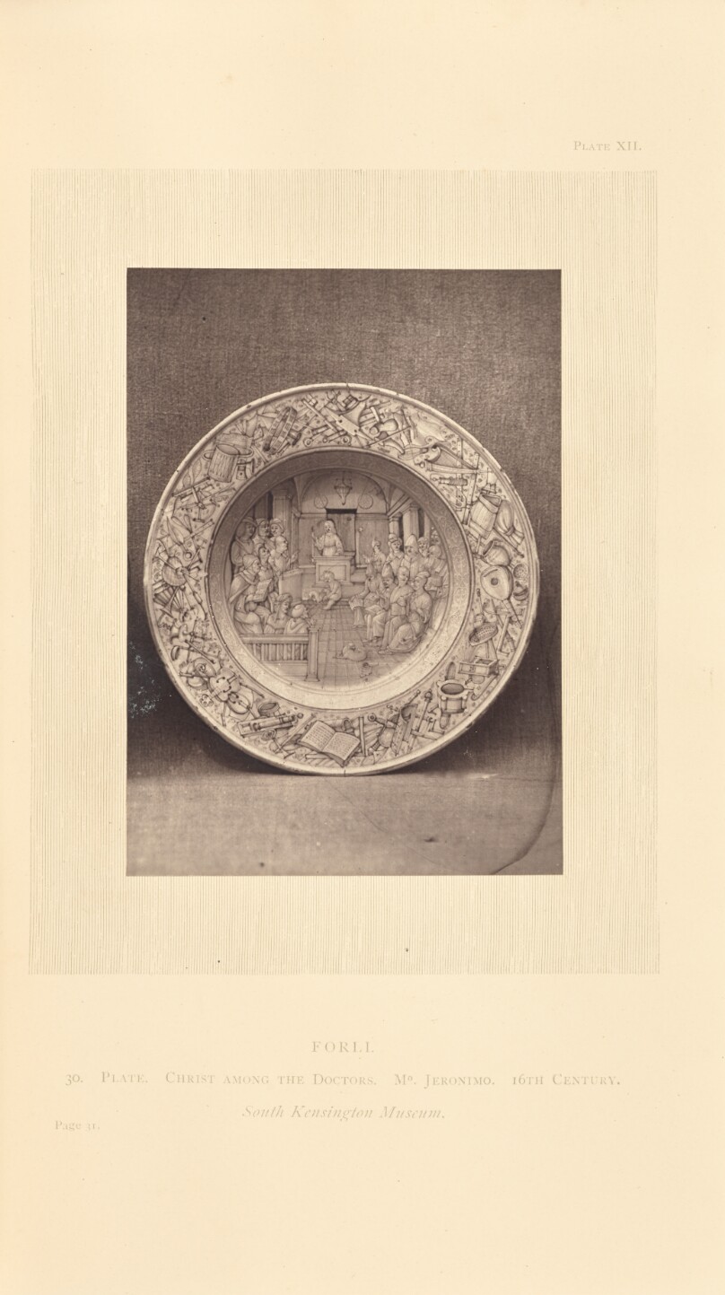 [Italian decorative plate]