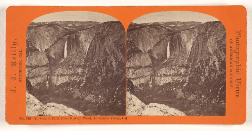 Yo Semite Falls, from Glacier Point, Yo Semite Valley, Cal.