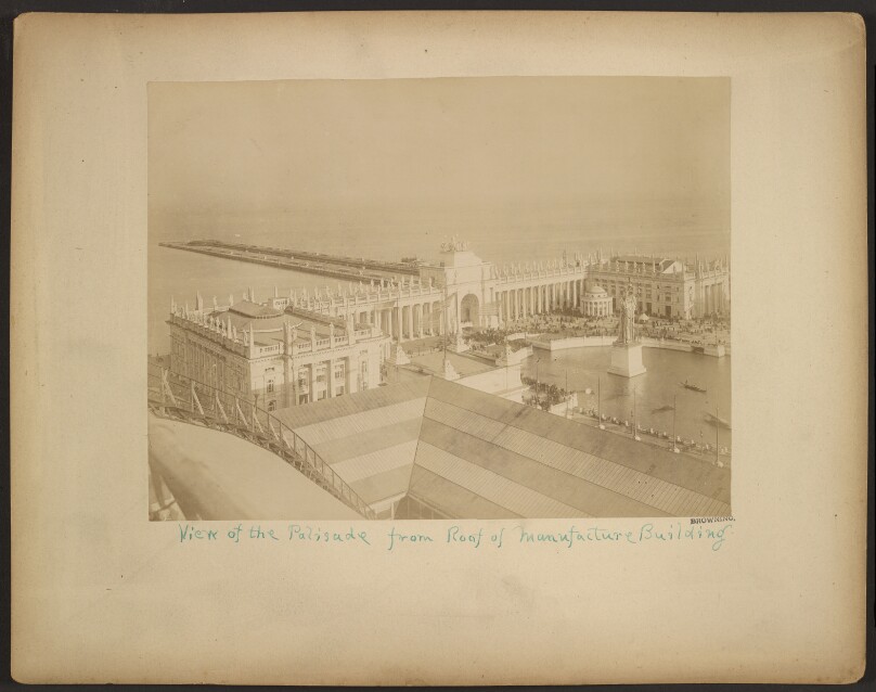View of the Palisade from Roof of Manufacture Building