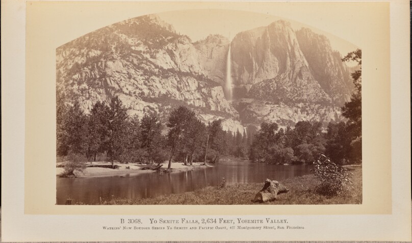 Yo Semite Falls, 2,634 Feet, Yosemite Valley