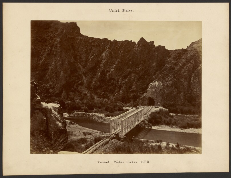 [Tunnel, Weber Cañon, Union Pacific Railroad]