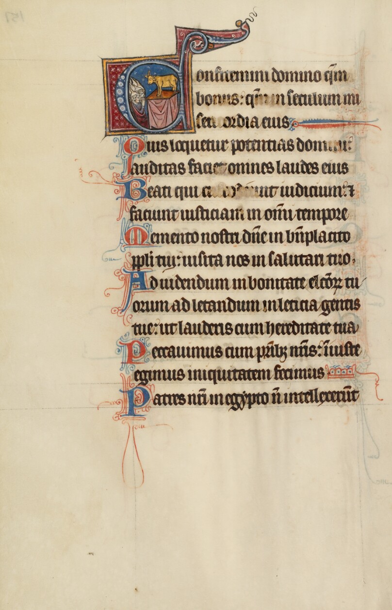 Initial C: The Israelites Adore the Golden Calf