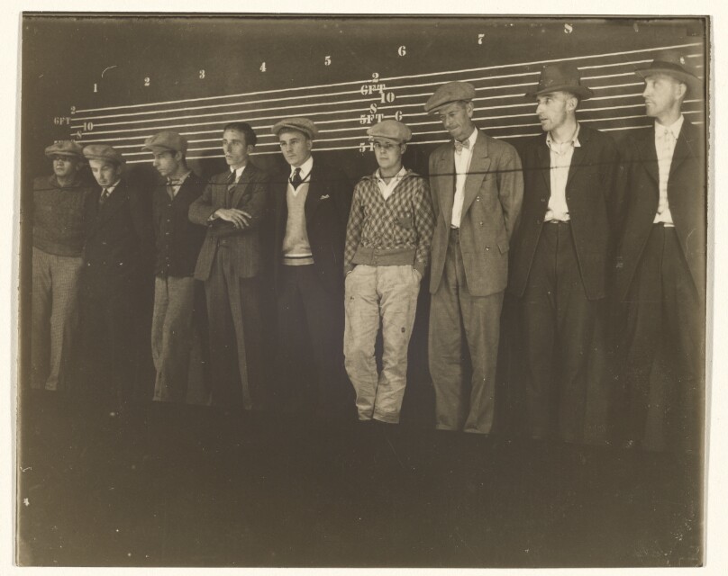 [Police Lineup, Los Angeles Central Jail]