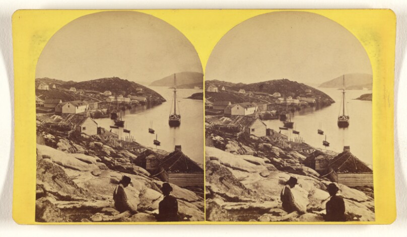 Labrador. Venison Island. Harbor with "Nimbus."