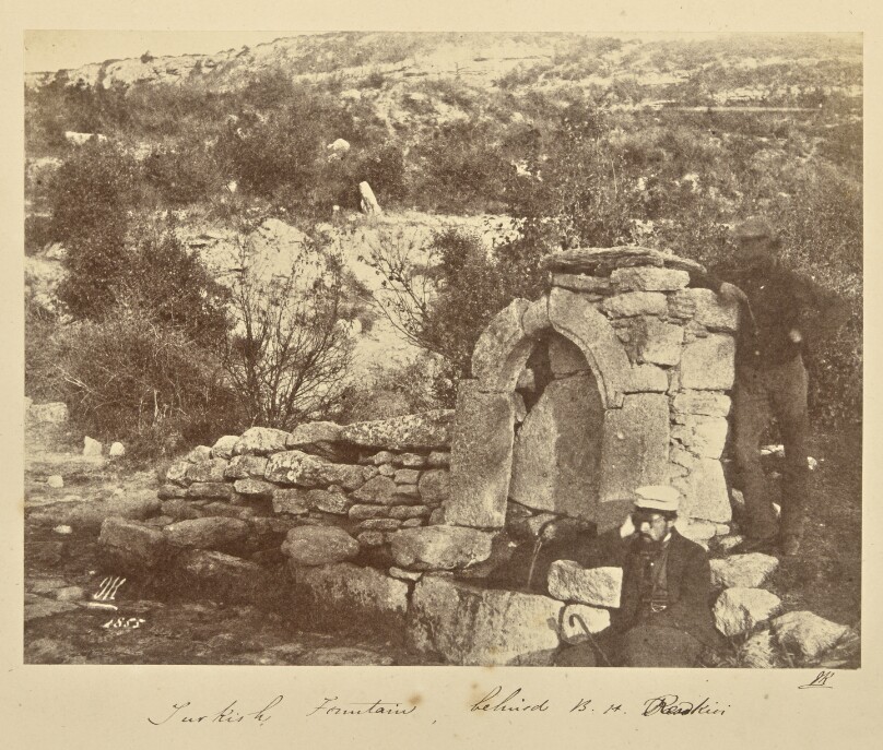 Turkish Fountain, behind B.H. Renkioi