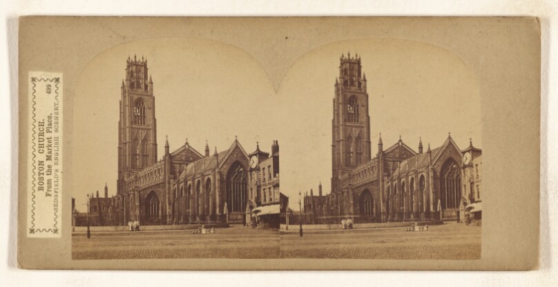 Boston Church. From the Market Place.