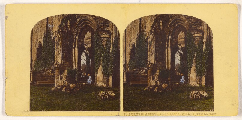 Furness Abbey - north end of Transept from the nave