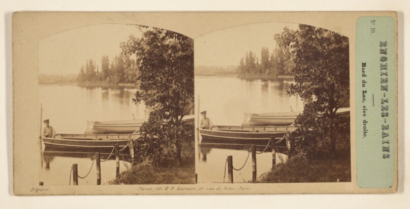 Enghien-les-Bains. Bord du Lac, rive droite.
