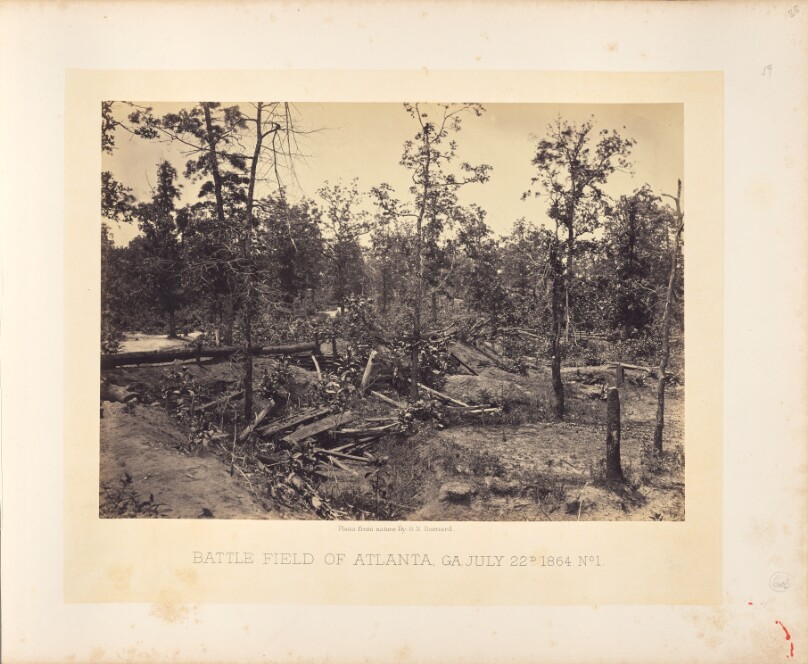 Battle Field of Atlanta, Georgia, July 22, 1864, No. 1