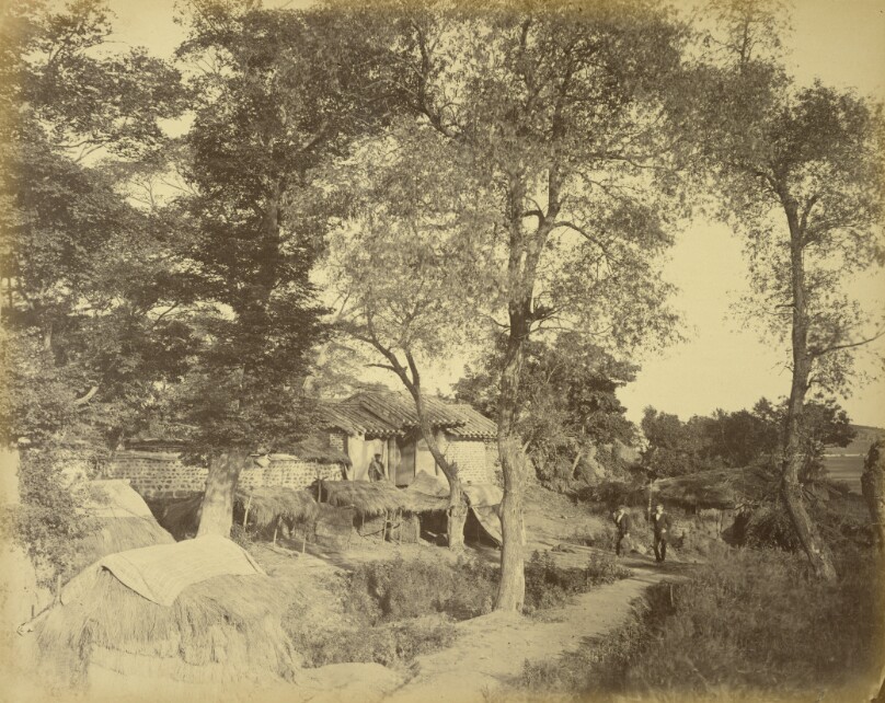 A Corean Camp near Marine Redout