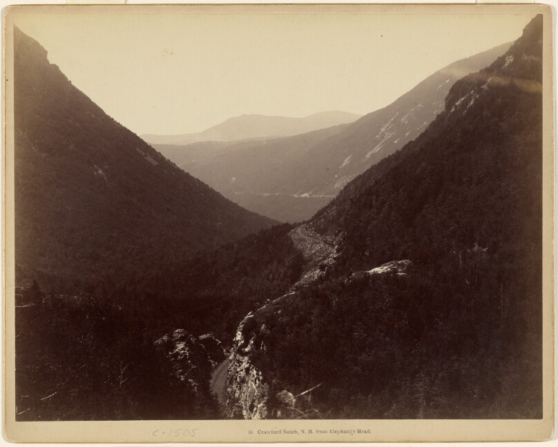 Crawford Notch, N.H. from Elephant's Head