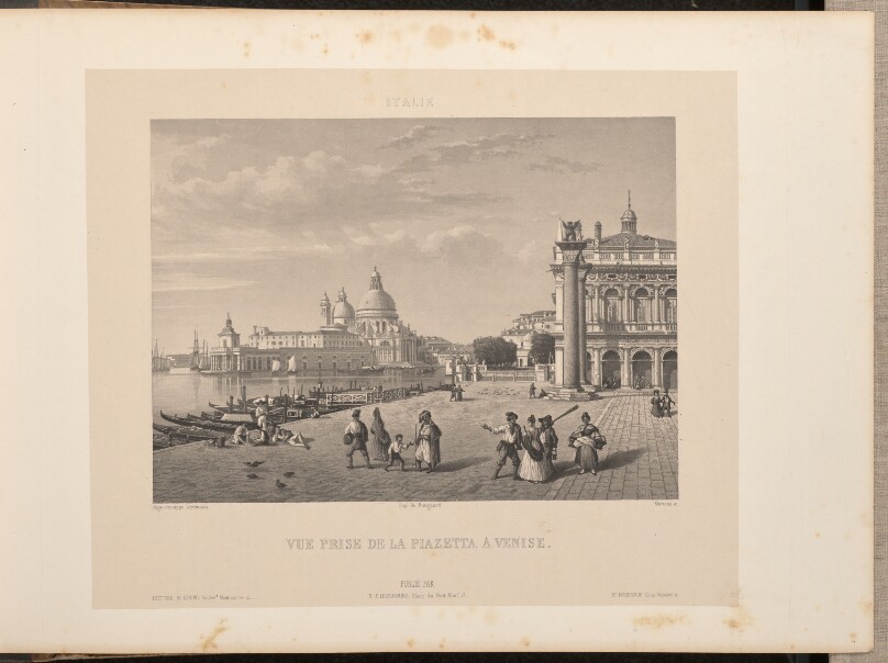 Vue Prise de la Piazetta à Venise
